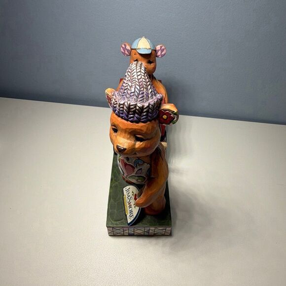 Jim Shore Pull Me Now And I Will Pull You Later Bear Collectible - Picture 3 of 5